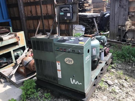 275 cfm, 110 psig, Joy #TA-290 Rotary Screw Compressor, 10 gallon oil sump capacity, twistair - Image 1