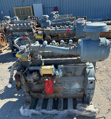 145 HP @ 1800 RPM, Caterpillar #G3306NA, Natural gas used runner, 2008, S/N G608005 - Image 1