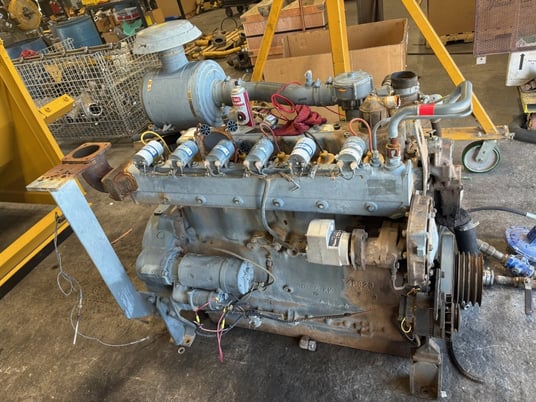 145 HP @ 1800 RPM, Caterpillar #G3306NA, Natural gas used runner, 2008, S/N G608005 - Image 3