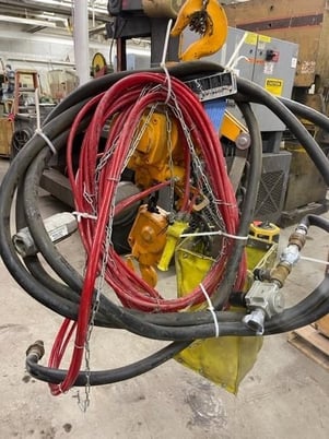 .2 Ton, Harrington #TCR10000, Pneumatic Chain Hoist, S/N 2015-H067C - Image 6