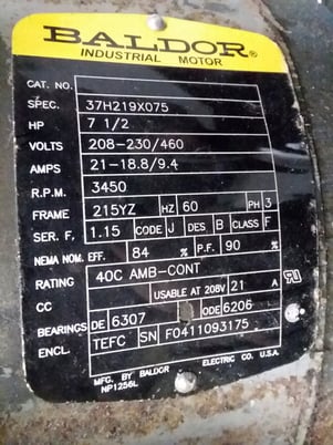 ADF #200, Parts Washer, S/N 502-4779, 2005 - Image 7