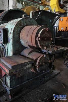 National #10, reducing rolls, 20" roll diameter, 18" roll width, air clutch, 75 HP, #74583 - Image 3