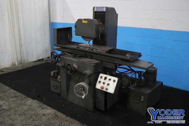 11" x 24" Sharp #SH1124, horizontal surface grinder, hand or hydraulic feed, coolant, #74933 - Image 7
