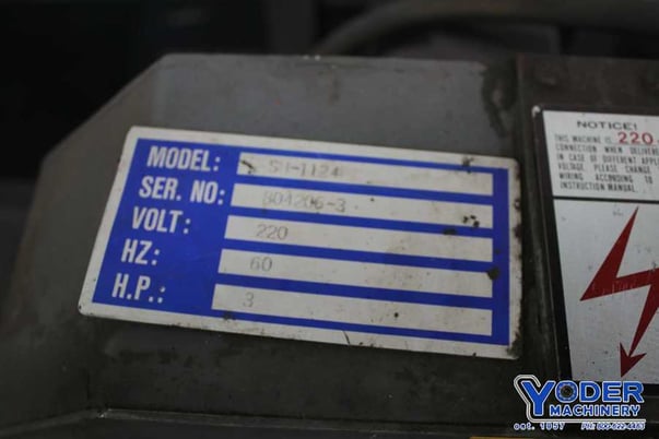 11" x 24" Sharp #SH1124, horizontal surface grinder, hand or hydraulic feed, coolant, #74933 - Image 9