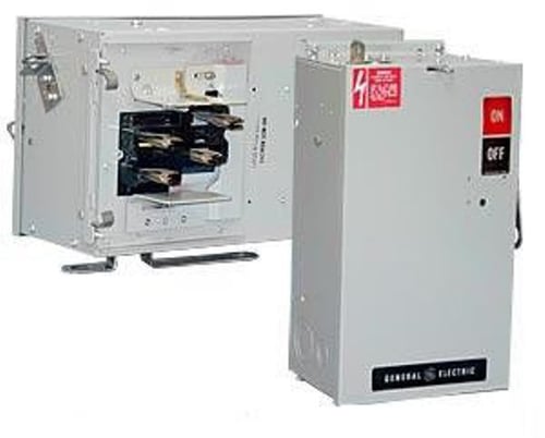 600 Amps, General Electric, AC466RG, Armor-Clad fusible style bus plug, 4-wire, 600 Volts - Image 1