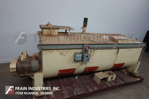 Blommer, 20000 lb, Carbon Steel, chocolate melter, 168" L x 60" W x 63" D vessel, lift off cover, mounted on - Image 2