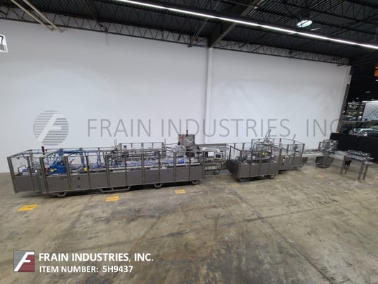 PMI #HS1.15, complete horizontal cookie packaging line, automatic, continuous motion, servo driven, mounted - Image 1