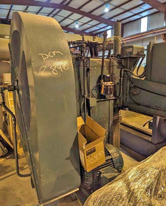 4" x 4" x .5" Williams, angle & bar shear, 100 Ton, foot pedal, air cooled - Image 3