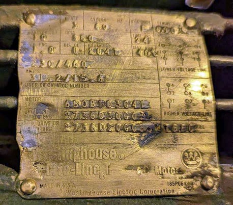 4" x 4" x .5" Williams, angle & bar shear, 100 Ton, foot pedal, air cooled - Image 8