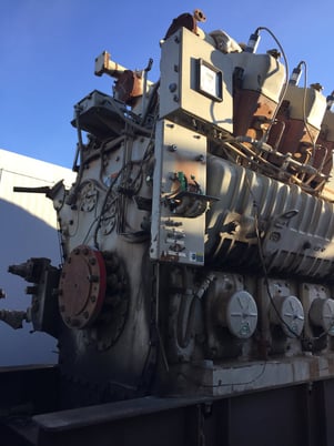 3130 HP @ 1000 RPM, Waukesha #12V-AT27GL, Used Engine Core S/N C - 13271/1 - Image 3