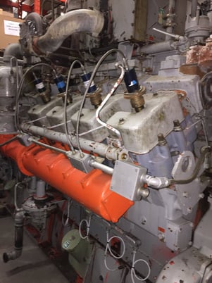 1609 HP @ 1000 RPM, Waukesha #P9390GL, natural gas engine core, S/N C-10929/1 - Image 6