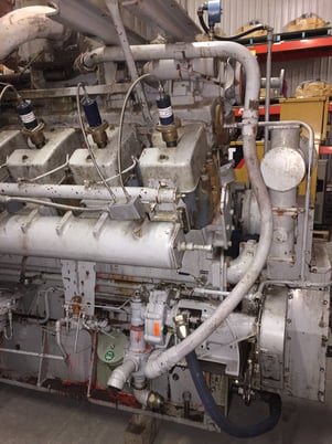 1609 HP @ 1000 RPM, Waukesha #P9390GL, natural gas engine core, S/N C-10929/1 - Image 7