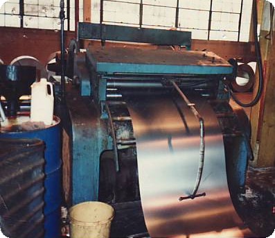 8000 lb. Littell #G680-40, Combination Coil Cradle & Straightener, 48" outside dimension, 40" width, 7-roll - Image 1