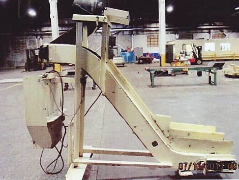 6" wide, Chain Conveyor, 12" entry, 60" discharge, mounted on/off switch, Follow Rest Control - Image 2