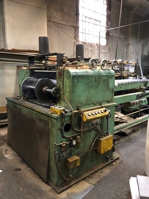 24" x .06" Dahlstrom, Cut To Length Line, 5000 lb., L-R, coil car/ upender, uncoiler, coil straightener, hump - Image 3