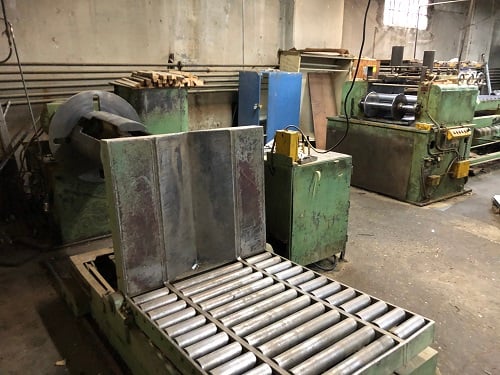 24" x .06" Dahlstrom, Cut To Length Line, 5000 lb., L-R, coil car/ upender, uncoiler, coil straightener, hump - Image 4