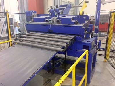 60" x .078" Dreher, Cut-To-Length line, 30000 lb. (15 Ton), 100 SPM, R-L, coil car, uncoiler, flattener - Image 3