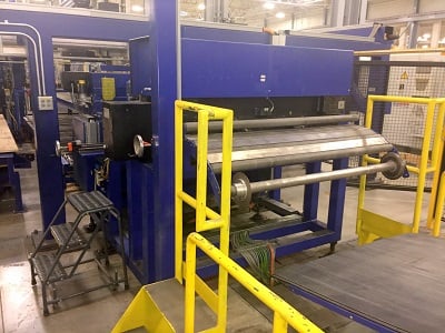 60" x .078" Dreher, Cut-To-Length line, 30000 lb. (15 Ton), 100 SPM, R-L, coil car, uncoiler, flattener - Image 4