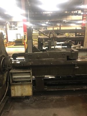 50000 lb. Vaughn, Double Pull Single Chain Bar Drawbench, 38' draw length, 40 FPM, push pointer - Image 3