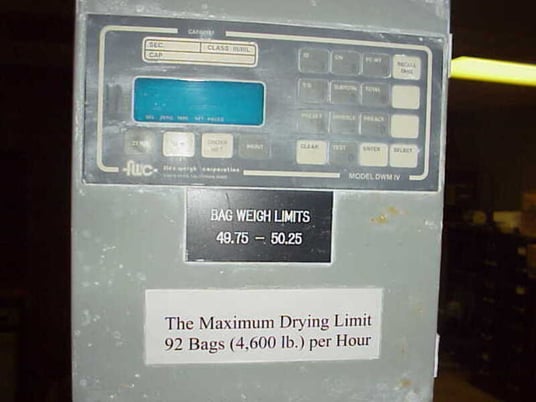 150 x 0.05 lb. Flex-weigh Corp/Rice Lake #DWM-IV, Scale, 24" x 24", On stand - Image 1