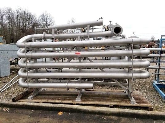 Stainless Steel Holding Tube for Cation and Anion Water Treatment System, 6" x 6" pipe diameter, - Image 1