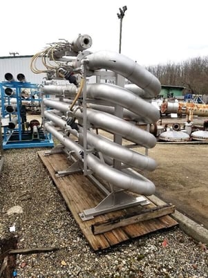 Stainless Steel Holding Tube for Cation and Anion Water Treatment System, 6" x 6" pipe diameter, - Image 3