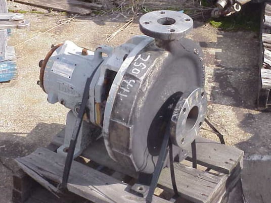 300 GPM @ 165' TDH, Durco # MARK II, 2K3x2x13/130, 316 Stainless Steel, bare pump, D4 Alloy - Image 1