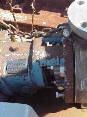 50 GPM @ 60' TDH, Goulds #3196STX, 1.5" x 3-6" pump, Stainless Steel, 10 HP, 215T frame, 575 V. - Image 3