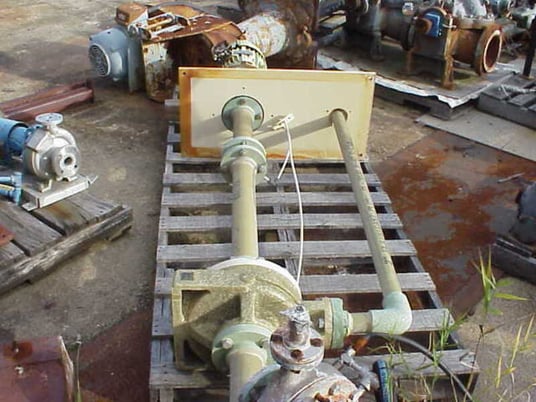 150 GPM @ 70' TDH, Goulds #NH3171, 3" x 2-8" Frp (fiberglass) Pump, 7.5 HP, 1745 RPM, 230/460 V., 8.37" - Image 3