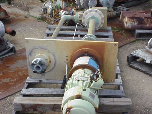 150 GPM @ 70' TDH, Goulds #NH3171, 3" x 2-8" Frp (fiberglass) Pump, 7.5 HP, 1745 RPM, 230/460 V., 8.37" - Image 4