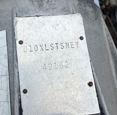 Hydrocell Pump #D10XLSTSNEY, 3/4" x 1.25", mounted on base, 3 HP drive, 316l Stainless Steel - Image 4
