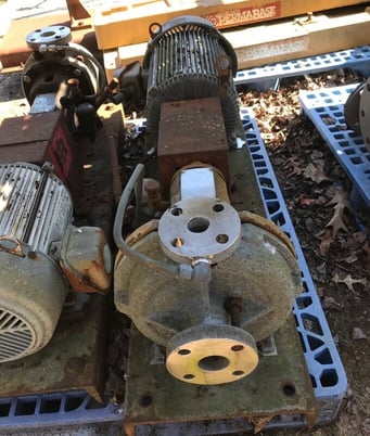110 GPM @ 185' TDH, Ingersoll-Rand #HOC2, 1.5" x 1" x 8" Pump, Stainless Steel, 10 HP, 230/460V., 3500 RPM - Image 2