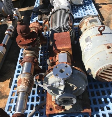 110 GPM @ 185' TDH, Ingersoll-Rand #HOC2, 1.5" x 1" x 8" Pump, Stainless Steel, 10 HP, 230/460V., 3500 RPM - Image 3