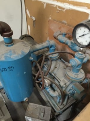 Kinney #KLRC75KFA2, Vacuum Pump, 3 HP, 3 phase, 60 cyc., 208-230 460 V. motor - Image 2