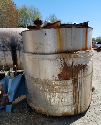 1000 gallon Stainless Steel Tank w/ Jacket, has bridge to mount mixer ...