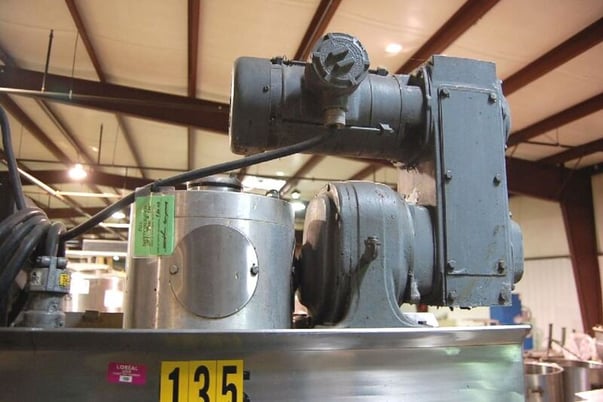 100 gallon Hamilton #SA, Stainless Steel Double Motion Jacketed Mix Kettle, 36" Dia. x approx. 28" deep - Image 2