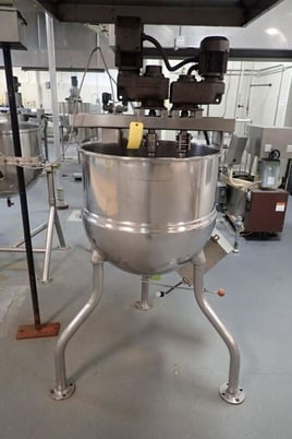 60 gallon Groen #TA-60, Stainless Steel Double Motion Jacketed Mix Kettle, 125 PSI @ 353&deg;F - Image 1