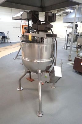 60 gallon Groen #TA-60, Stainless Steel Double Motion Jacketed Mix Kettle, 125 PSI @ 353&deg;F - Image 3