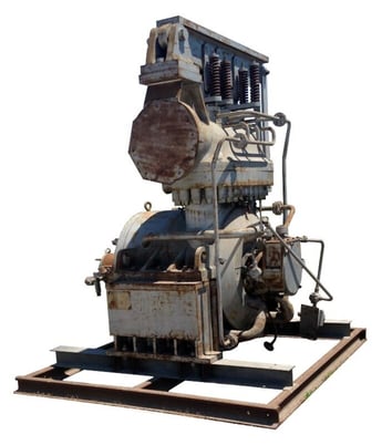 Elliot #SJV-3, Steam Turbine, PSI 875 inlet, PSI 365 exhaust 14300 HP, 3 Stages, 11000 RPM, Non-Condensing - Image 1