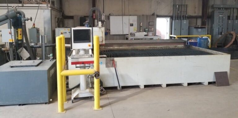 AKS #X3T-612-3, CNC abrasive waterjet cutting system, 6' x12', 50 HP, Mitsubishi M720 Control, 2015 - Image 1
