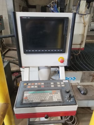 AKS #X3T-612-3, CNC abrasive waterjet cutting system, 6' x12', 50 HP, Mitsubishi M720 Control, 2015 - Image 2
