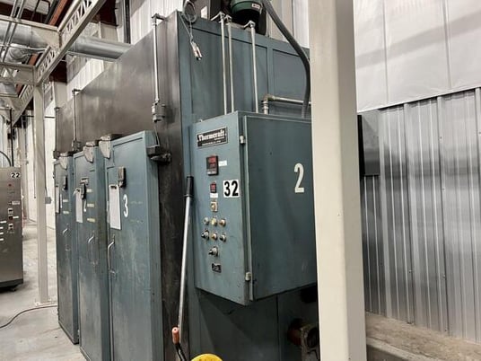 108" width x 72" H x 48" L Thermcraft #OBR-72-108-48-1A, 3 door electric oven, 500&deg;F, 2002 - Image 2