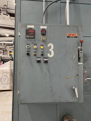 108" width x 72" H x 48" L Thermcraft #OBR-72-108-48-1A, 3 door electric oven, 500&deg;F, 2002 - Image 4