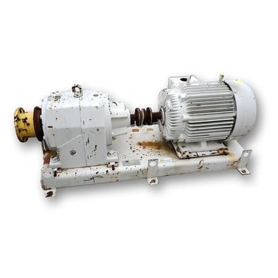 75 HP 1780 RPM David Brown, Radicon Gear Motor Speed Reducer Drive, 18:1 Ratio, 460 Volts - Image 1