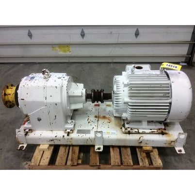 75 HP 1780 RPM David Brown, Radicon Gear Motor Speed Reducer Drive, 18:1 Ratio, 460 Volts - Image 2