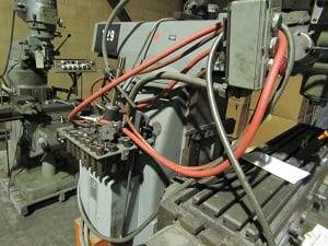 Sharp, vertical mill with Proto Trak MX2 controller, 10" x51" table - Image 1