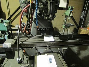 Sharp, vertical mill with Proto Trak MX2 controller, 10" x51" table - Image 2