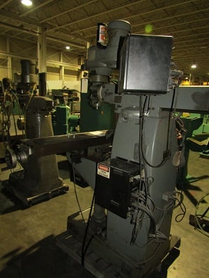 Sharp, vertical mill with Proto Trak MX2 controller, 10" x51" table - Image 4