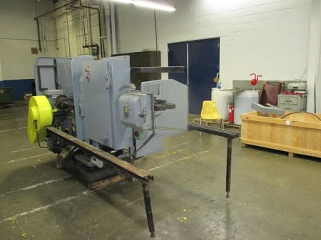 Baird #308, automatic wire former set-up to make u-s, currently set up for 3/16" diameter, 3/4" leg U Nails - Image 2