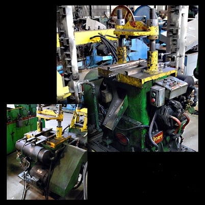 20 Ton, MV Machine Works, 2-post Cut-off Press, 3 stroke, 2" post diameter, 12" x 18" die, 12" between post - Image 1